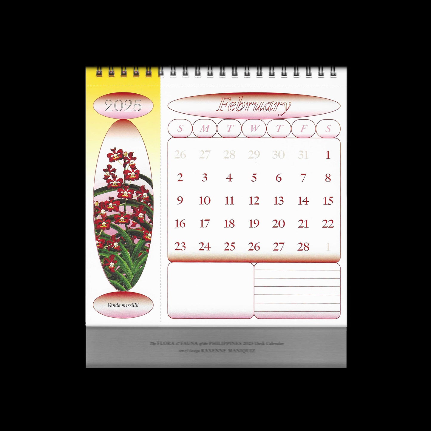 2025 Desk Calendar - Luzon