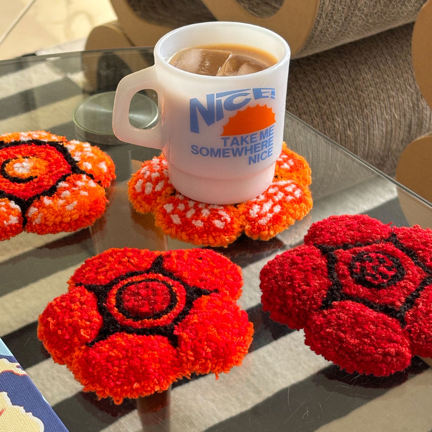 Rafflesia of the Philippines Coaster Set